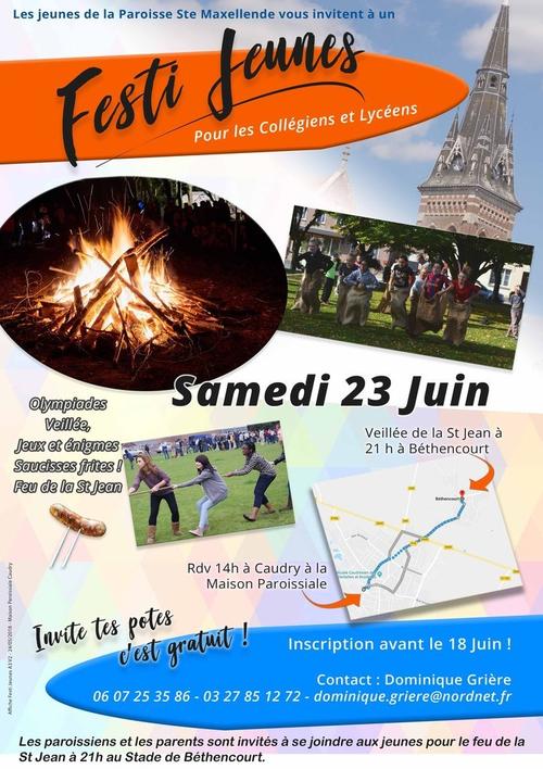 Aff Festi Jeunes Caudry