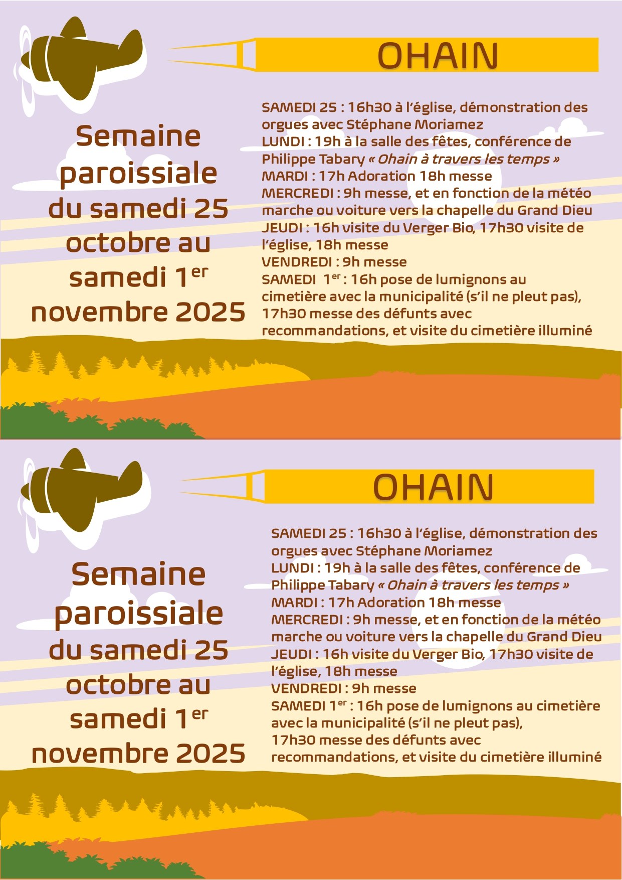 OHAIN affichettes