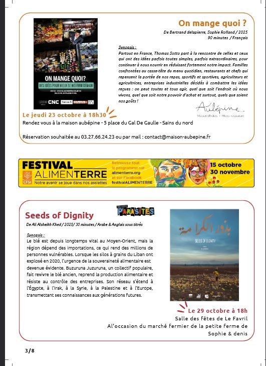 On mangequoi SEEDS OF DIGNITY