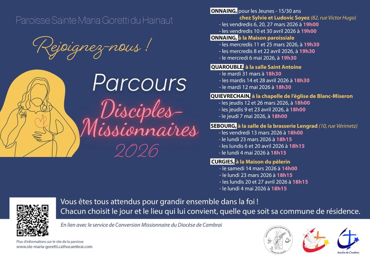 Parcours Disciples Missionnaires 2026