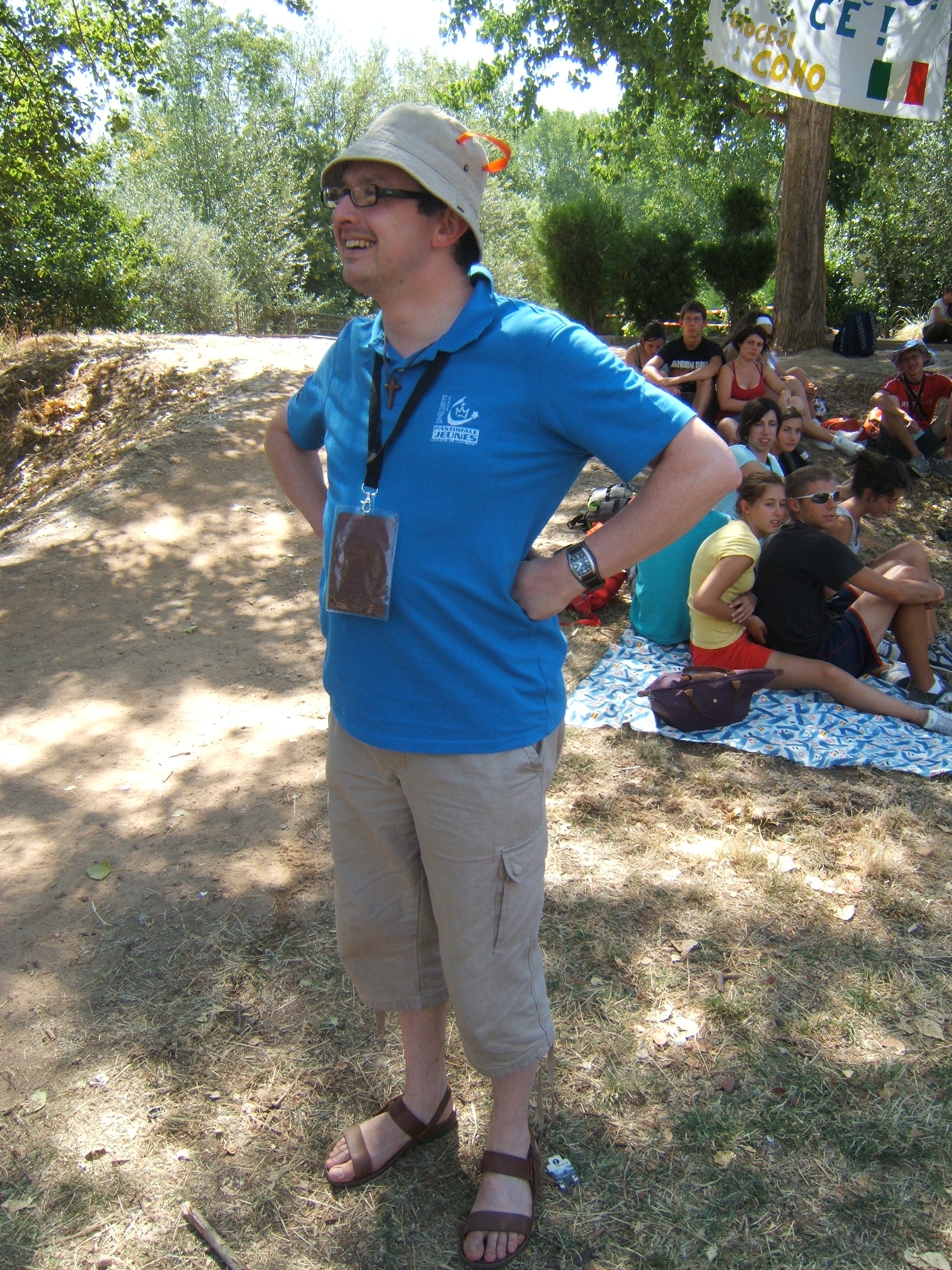 ... pendant la pause au bord de la rivière "Tormes", à proximité de Salamanque!