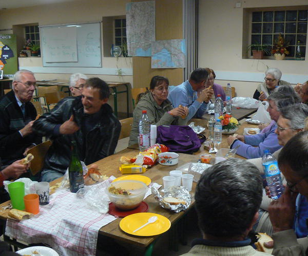 moment fraternel de partage