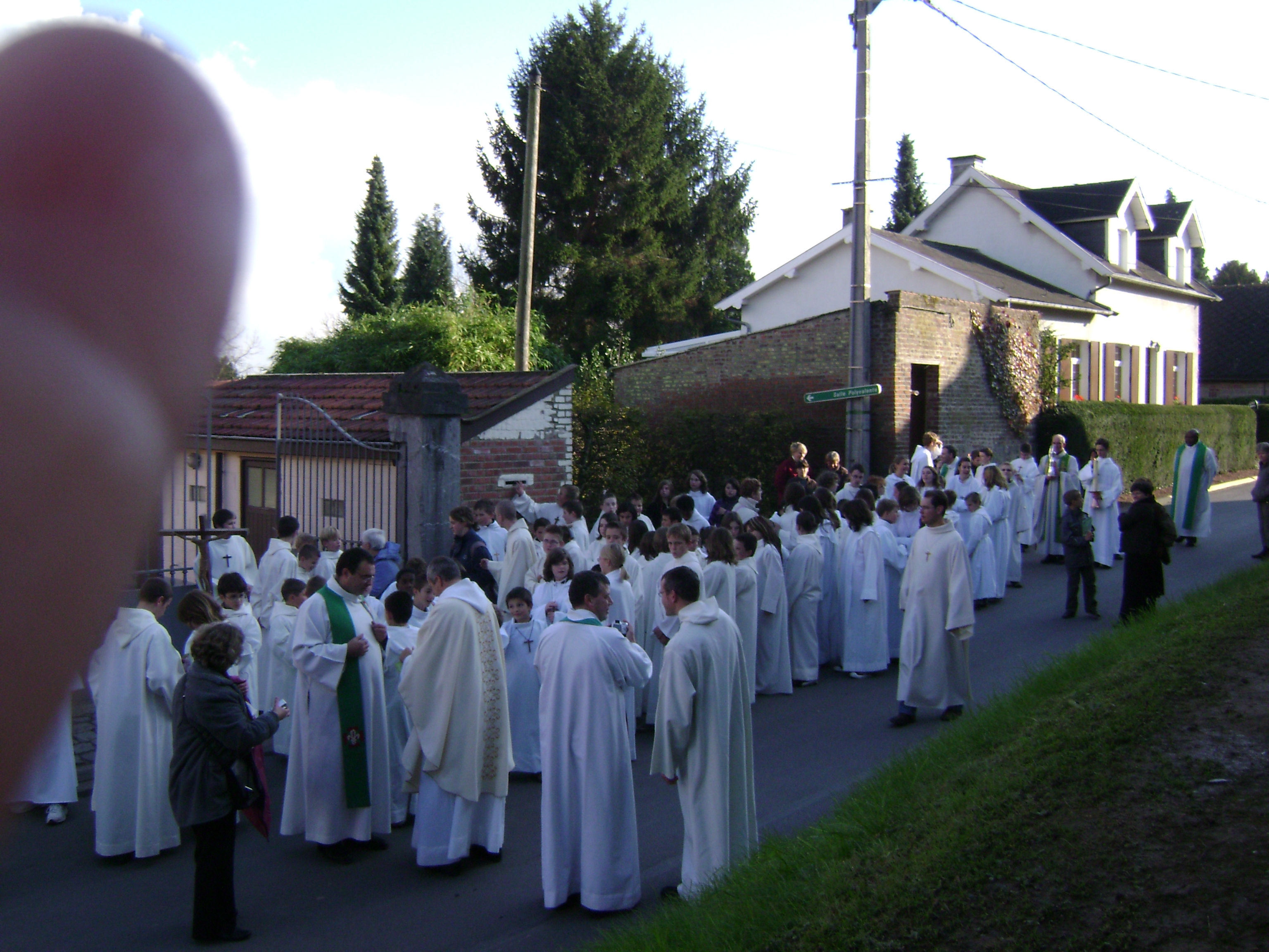 préparation procession
