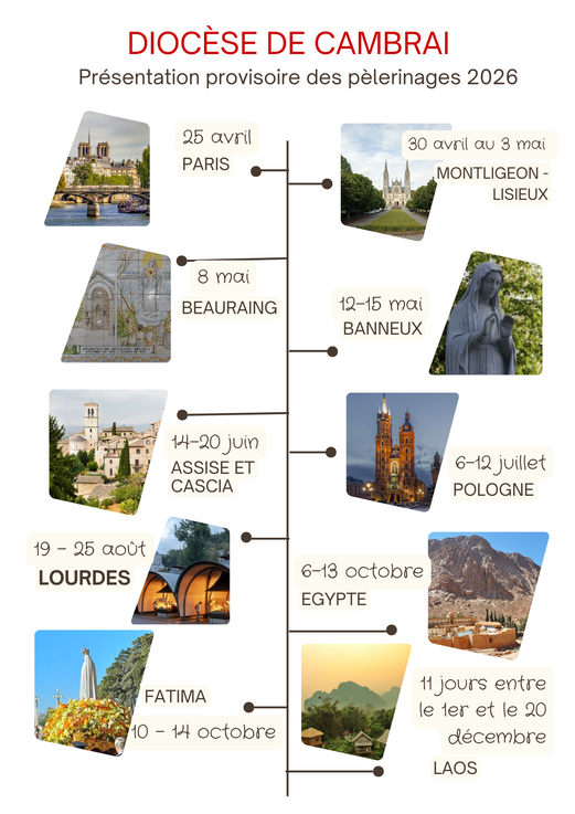 PROGRAMME PELERINAGES 2026