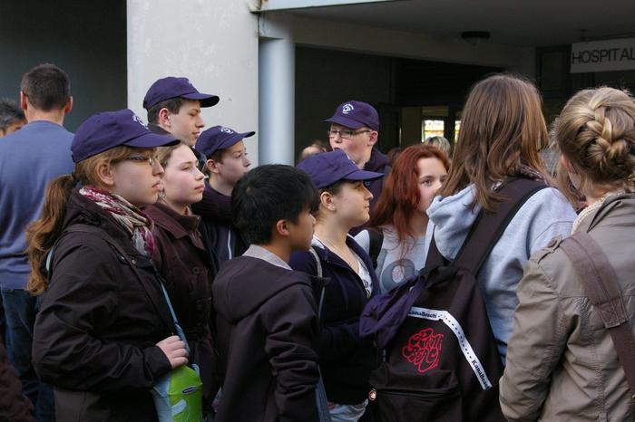 la queue au self