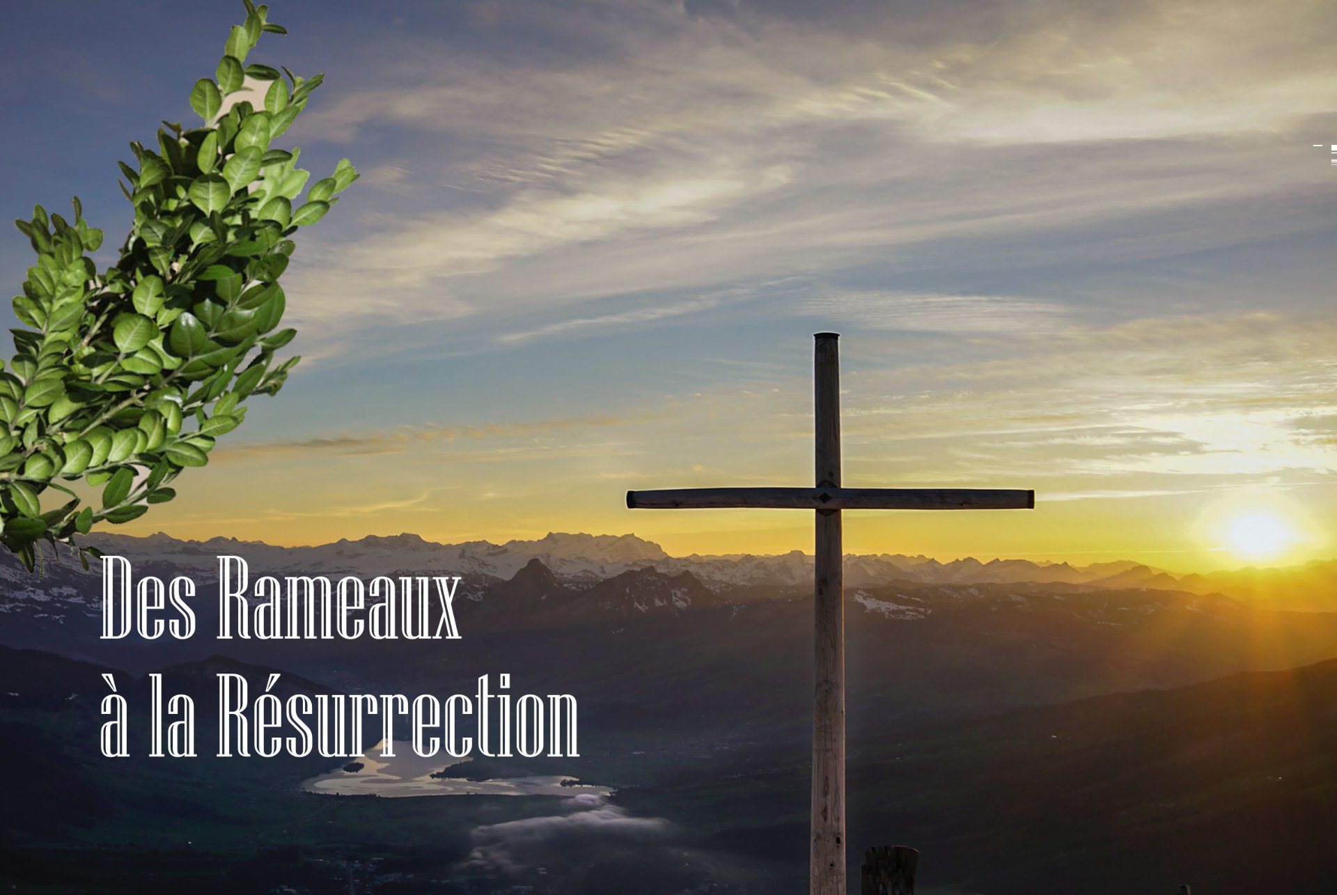 Rameaux et semaine sainte