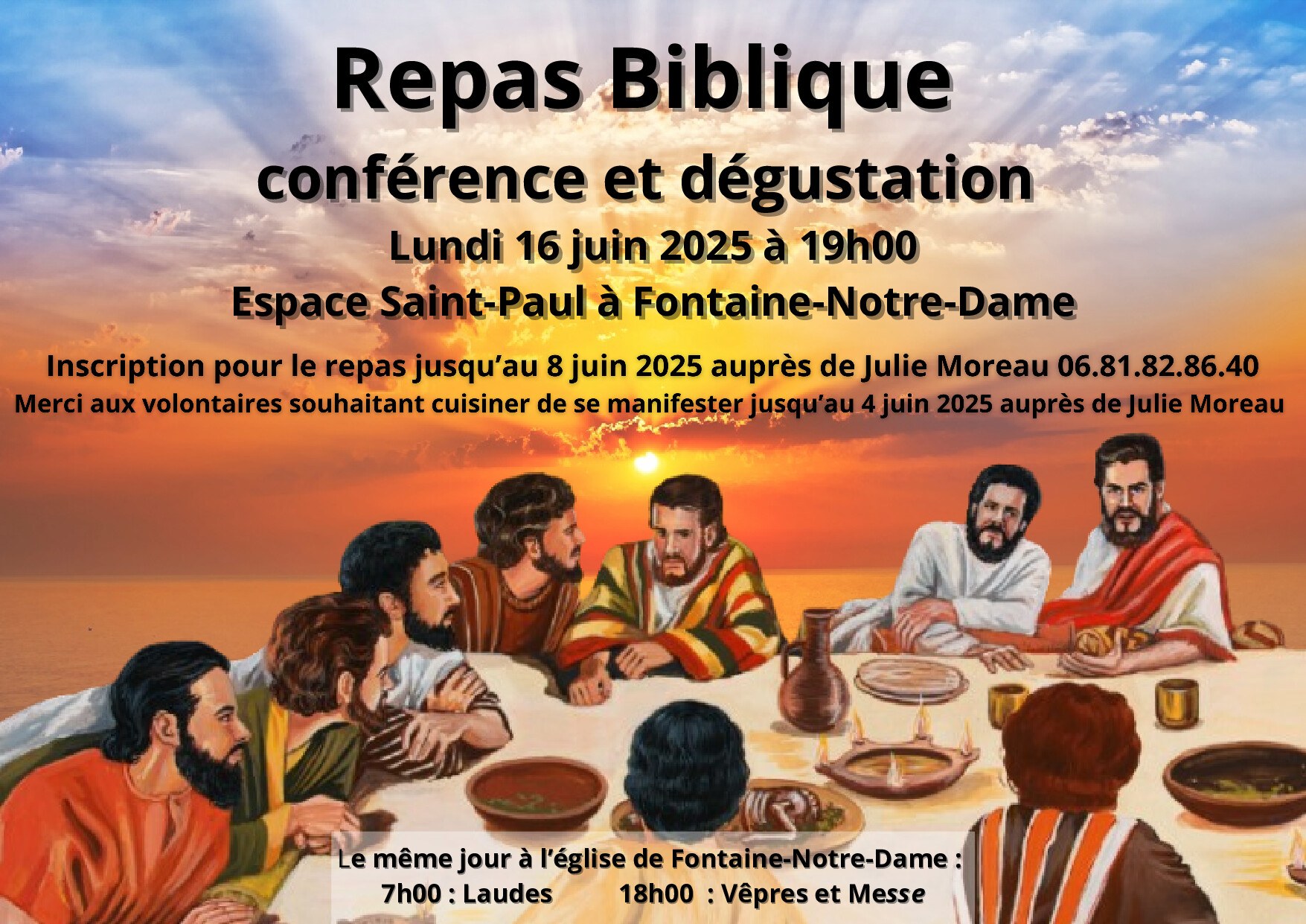 Repas biblique affiche