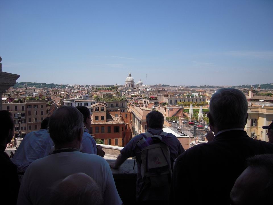 Rome vue de La Trinité des Monts