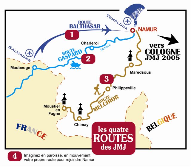 Routes des JMJ