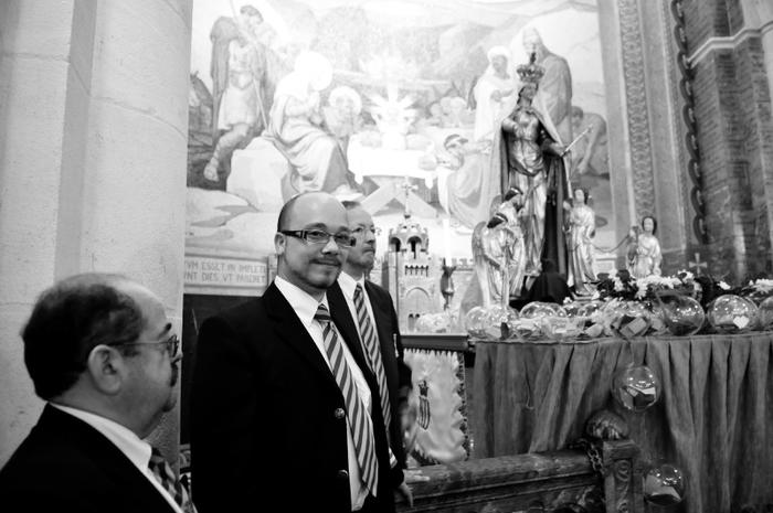 ND du saint Cordon dans la basilique de Lourdes