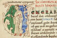 saint Jonat, libellus abbaye de Marchiennes (XIeme