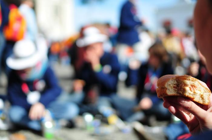 Sandwich au beurre de cacahuete