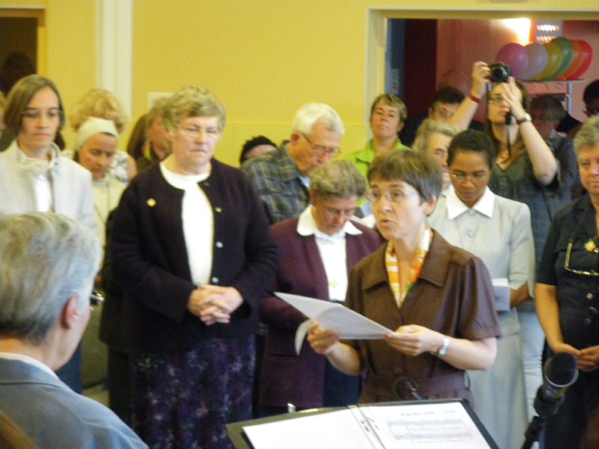 A l'occasion de l'engagement définitif de Marie Jamet dans la congrégation des soeurs de Notre Dame du Cénacle