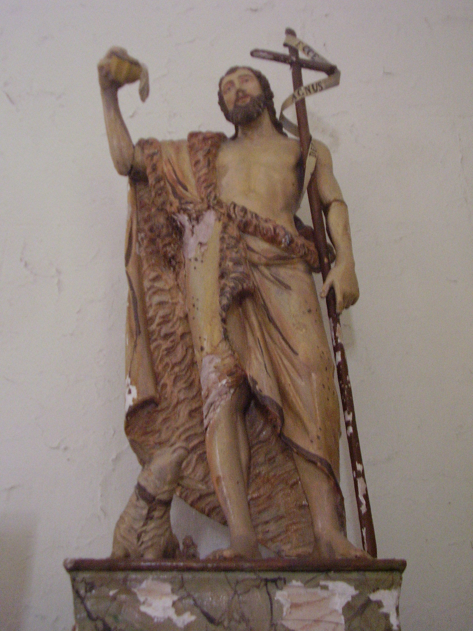 statue st Jean Baptiste