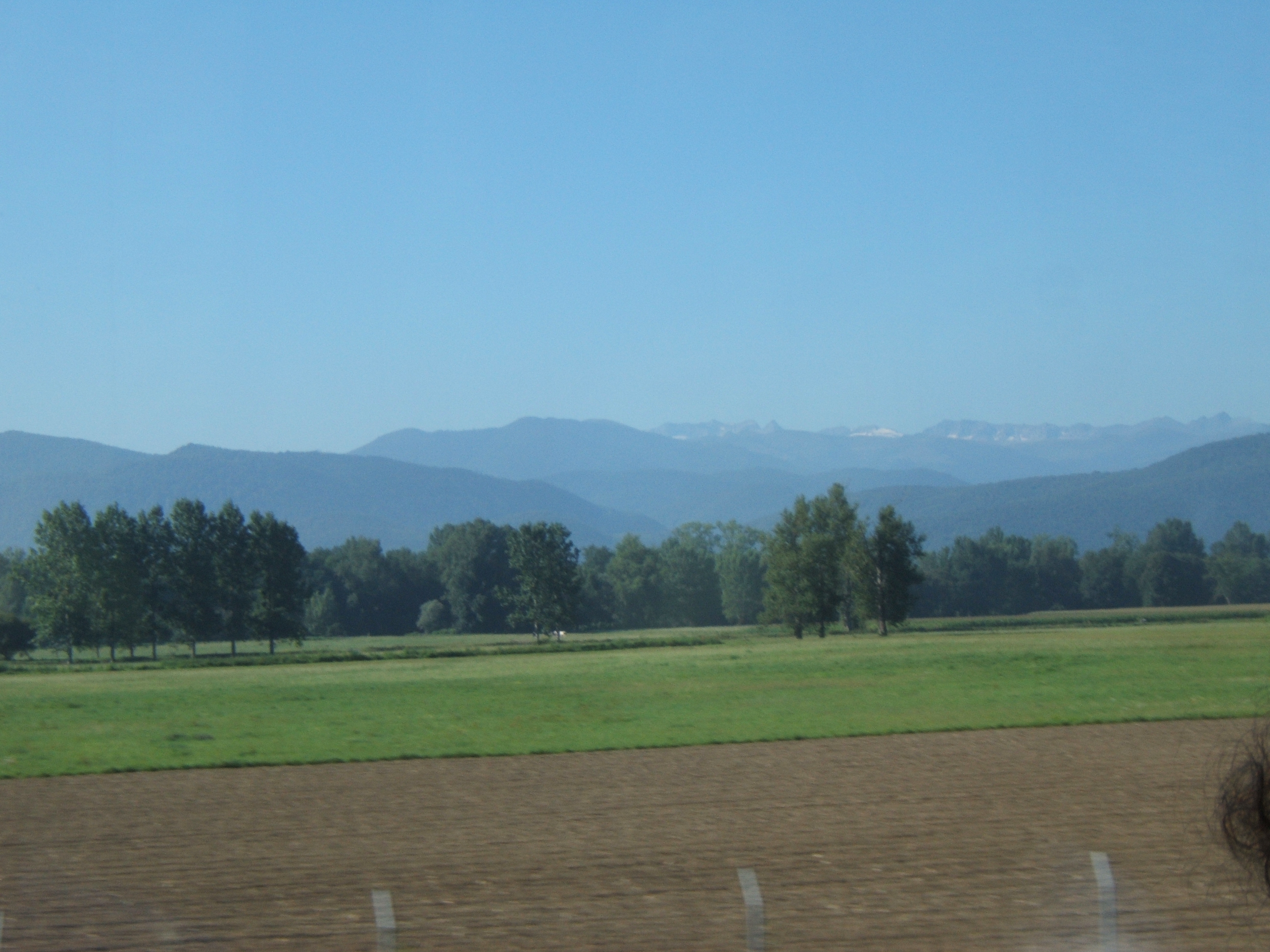 Un paysage dans le sud-ouest de la France, comme un avant-goût de l'Espagne!