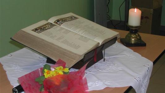 la table de prière