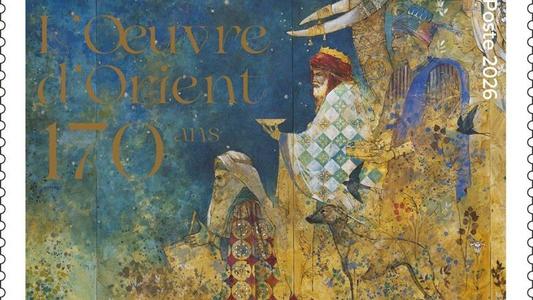 timbre 170 ans L'Oeuvre d'Orient