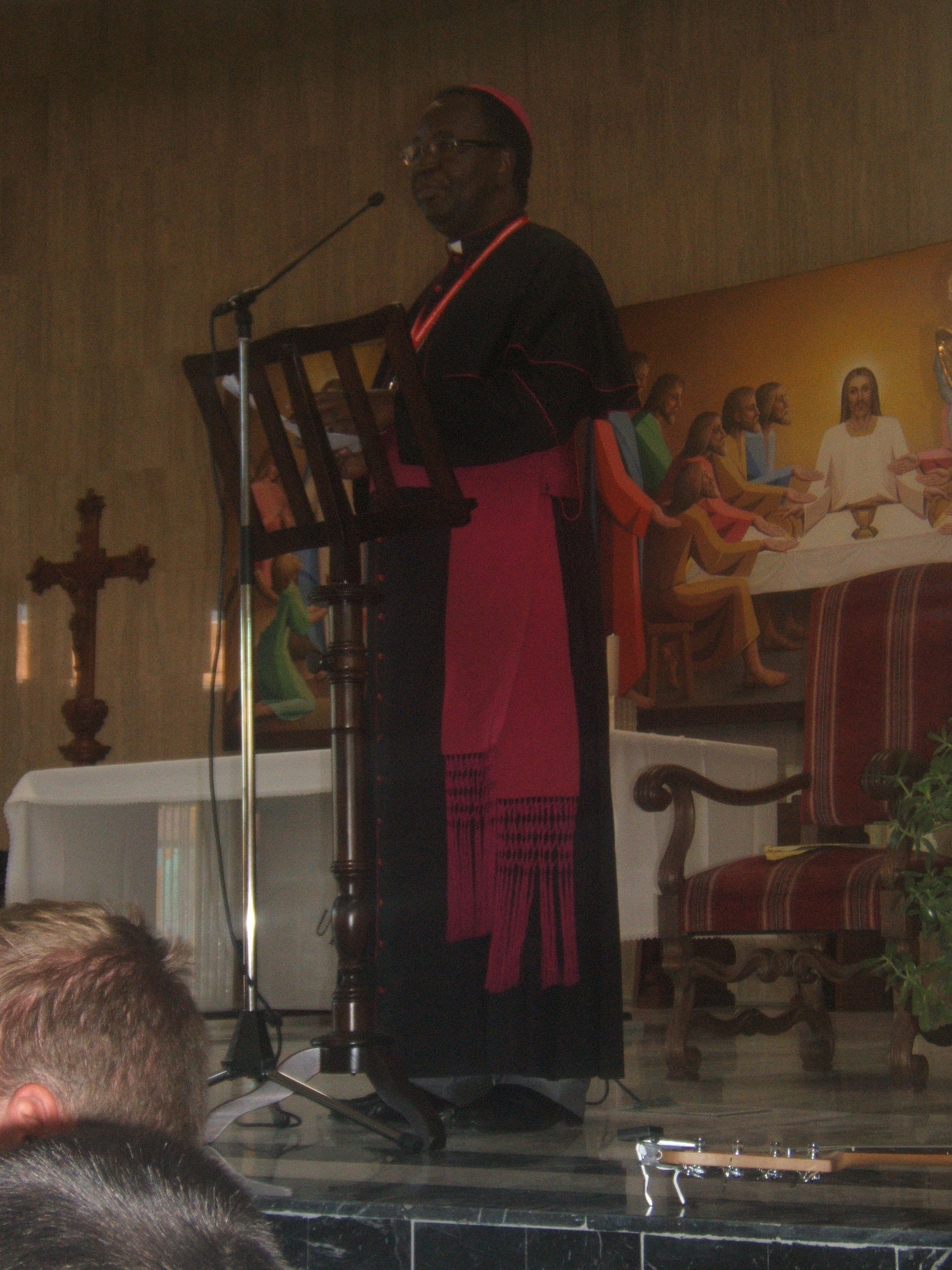Faite par Mgr Marcel Madila Basanguka, archevêque de Kananga, en République Démocratique du Congo.