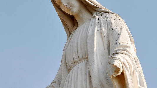 vierge marie à calvi