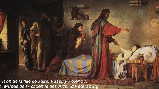 Vignette_Guerison de la fille de Jaire (V Polenov