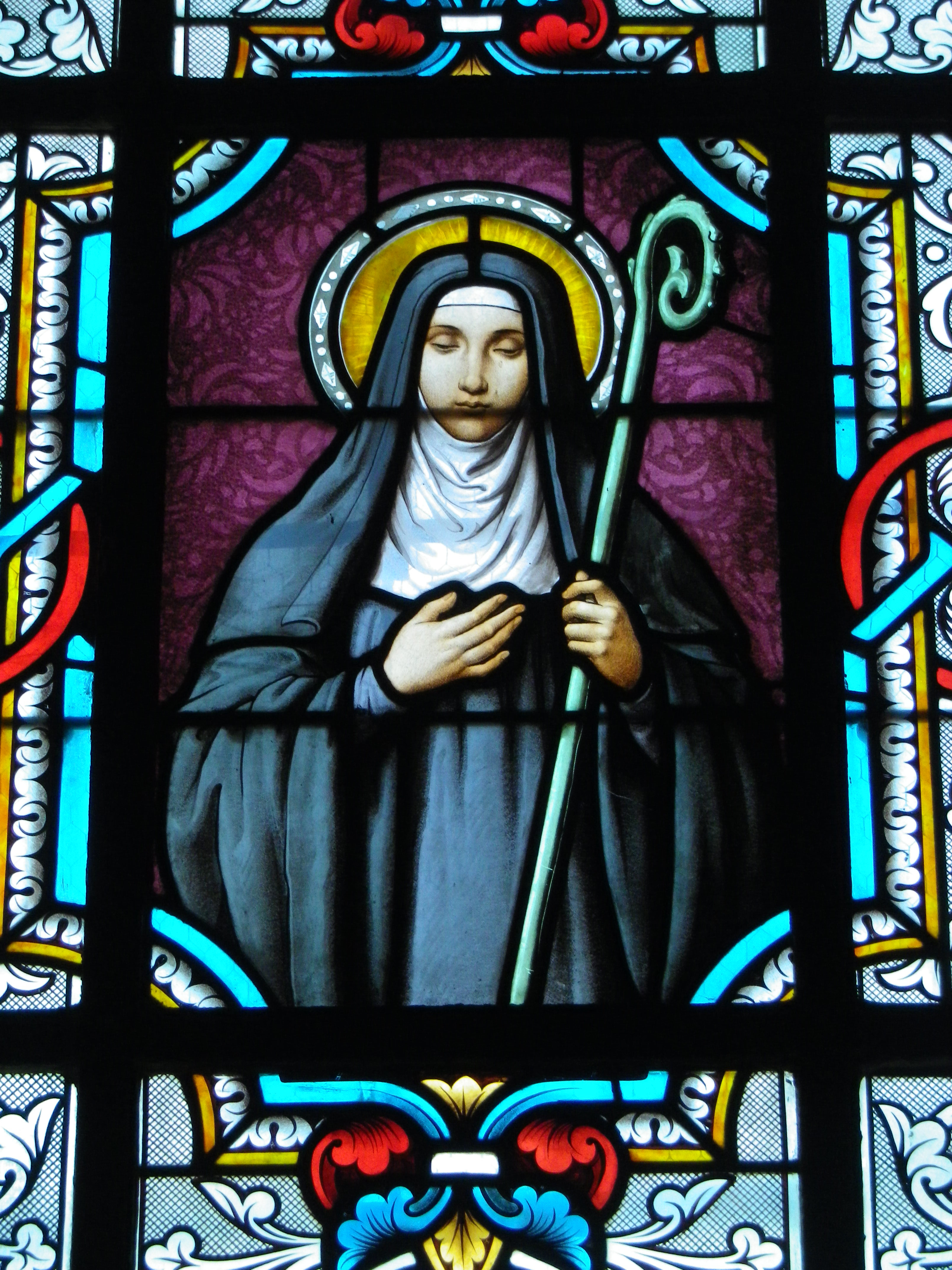 Déotile, fille de Sainte Berthe et deuxième abbesse de l'abbaye de Blangy vers l'an 700.