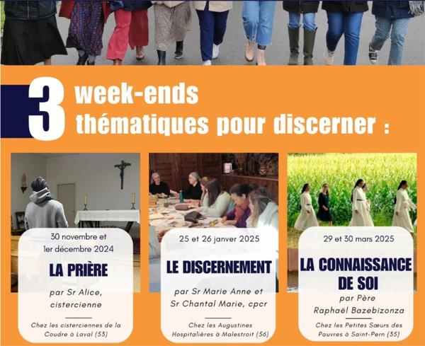 3 week discernement jeunes filles 2025