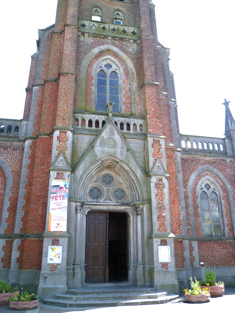 Eglise Saint Etienne, paroisse Sainte Claire en Avesnois.
